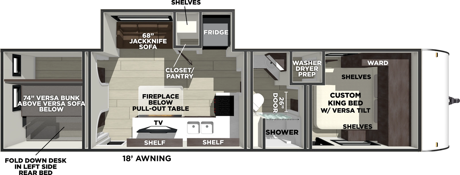 Wildwood 300ICE Floorplan